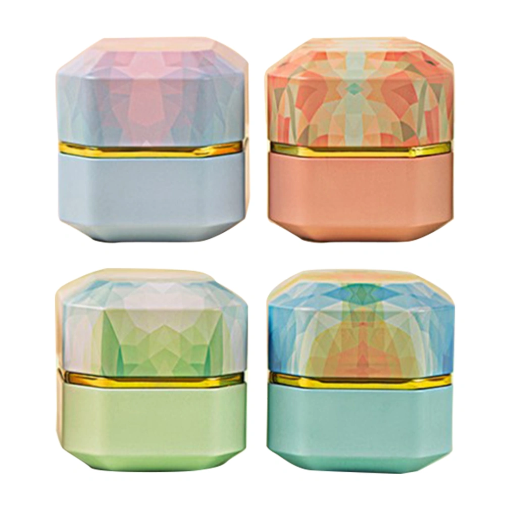 4 Pcs Iron Food Storage Jars Tea Leaf Jars Portable Tea Storage Tank Candy Jars