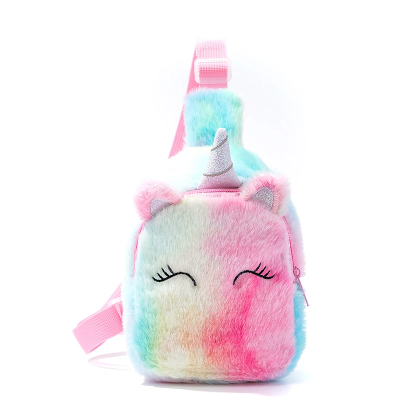 Girls Purse Unicorn Shoulder Bag Fluffy Crossbody Bag Girl Shoulder Bag Messenger Bag
