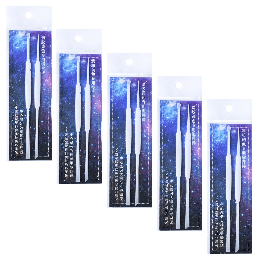10pcs Plastic Epoxy Resin Measuring Stick Tools Stir Stick Diy Stir Stick Diy Supply