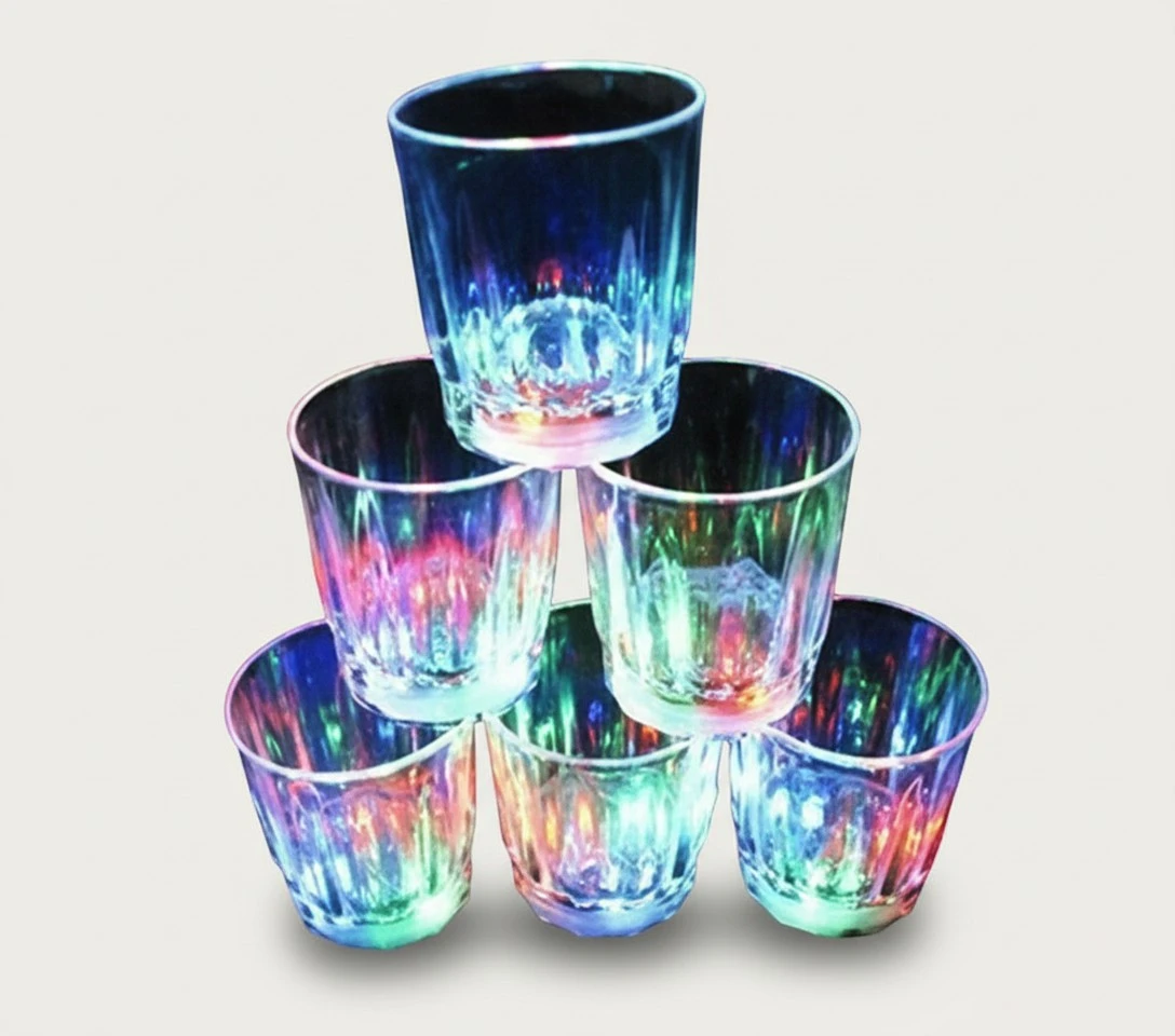10pcs Light Up Cups Whisky Glow Cup Party Glowing Cups Bar Glow Cups Glowing Cups