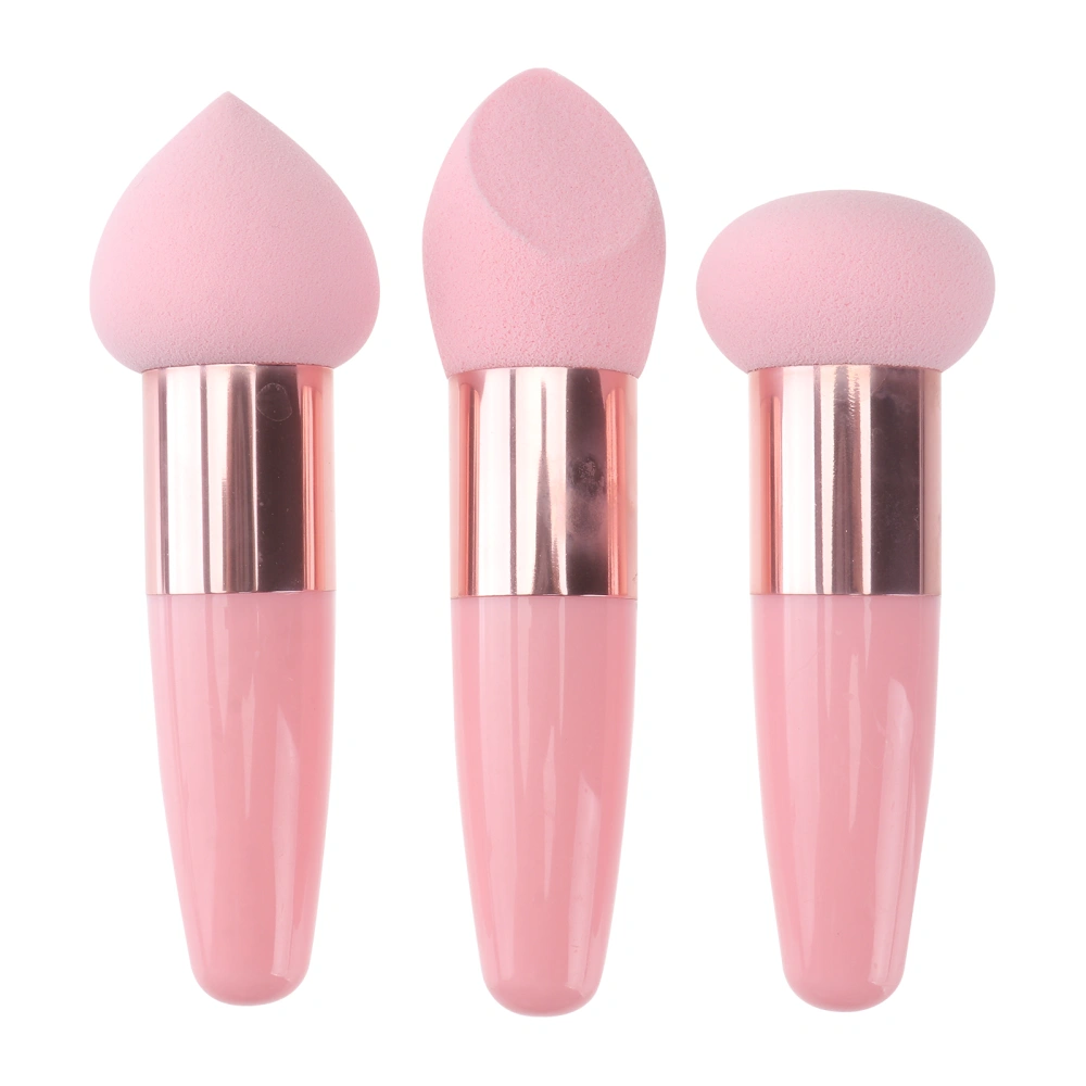 3Pcs Multifunctional Makeup Pens Double-end Sponge Foundation Sponges for Girls