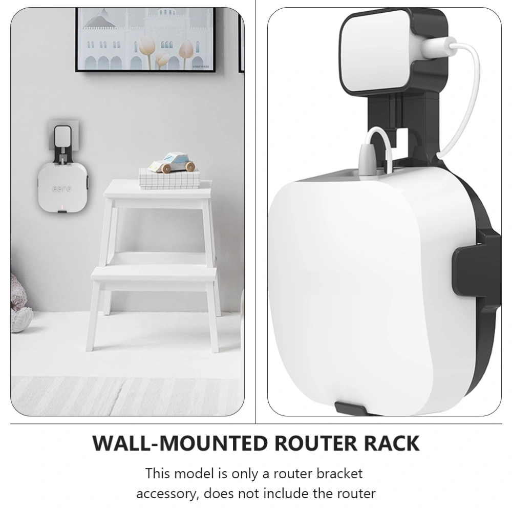 Wall-mounted Router Rack Compatible for eero Pro 6 US Plug Wireless Router Rack