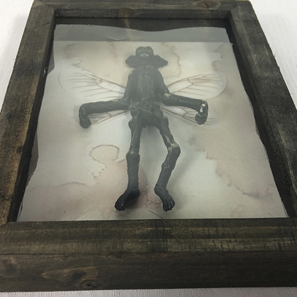 Mysterious Mummy Specimen Photo Frame Halloween Hanging Frame Specimen Decoration