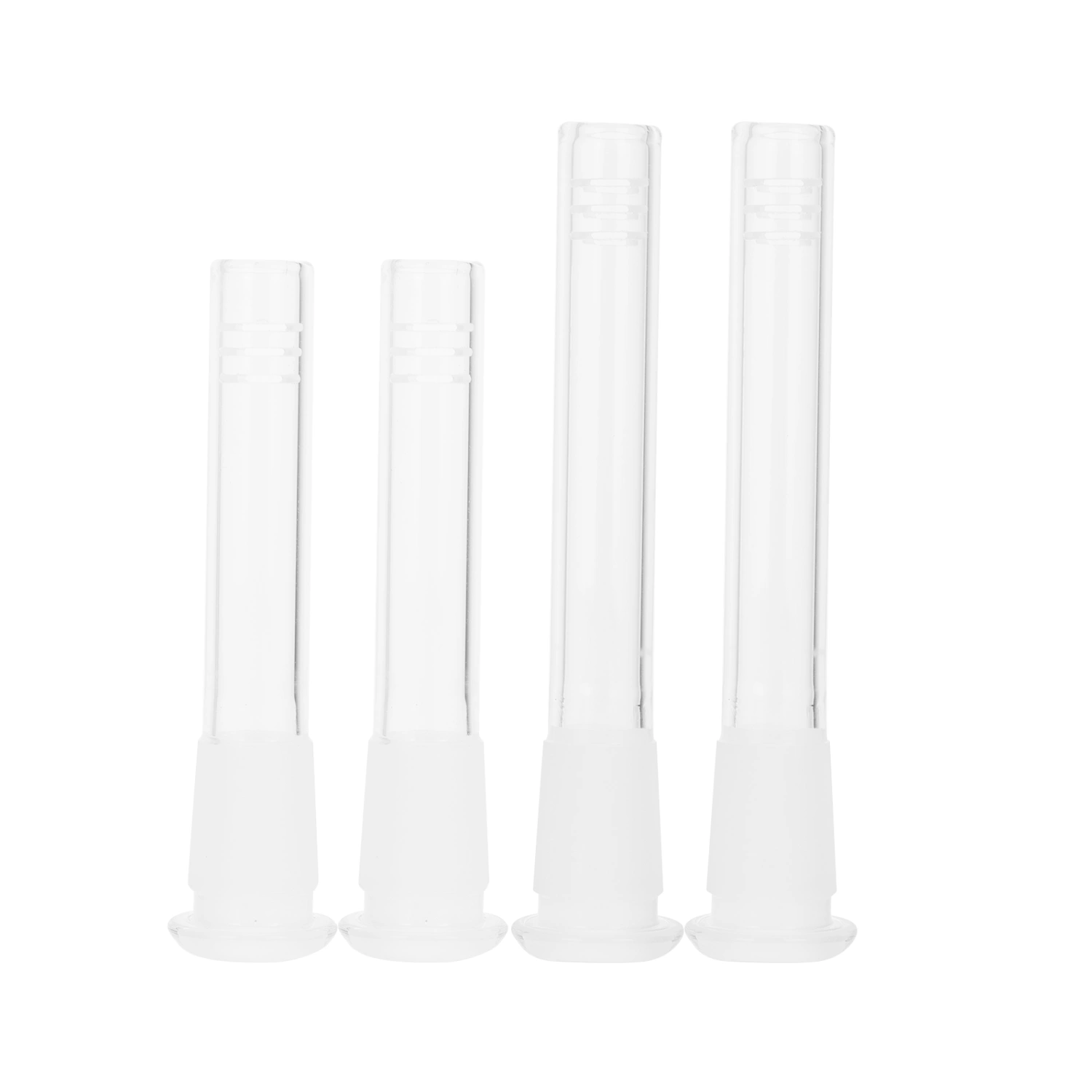 4Pcs Glass Stem Adapters Glass Stem Pipe Accessories Glass Tube Adapters