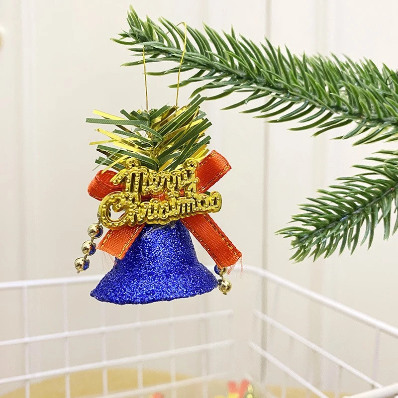 6pcs Christmas Bell Decoration Hanging Bell Ornament Christmas Tree Hanging Decoration Bell Pendant