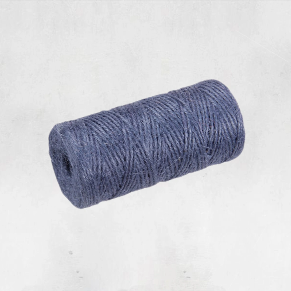 100M Hemp Rope Arts and Crafts Hemp Rope For Gifts DIY Crafts Festive Decoration Bundling and Gardening (Purple)