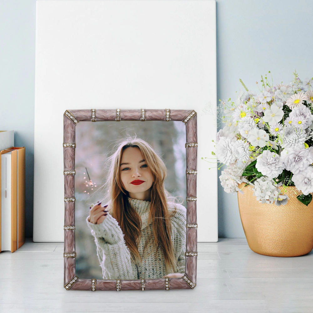 Metal Photo Frame Decorative Photo Holder European Style Picture Holder Desktop Decor