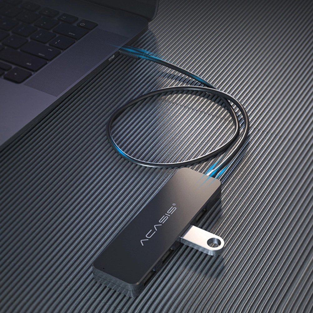 USB Hub Data Docking Station 4 Ports USB 2.0 Data Transfer Dock Holder Hub