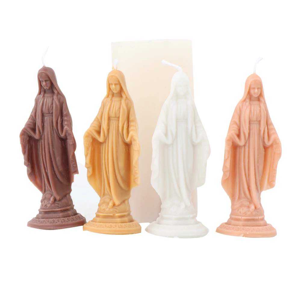 Madonna Shaped Candle Mold DIY Silicone Mold Handmade Candle Decor Stereoscopic Mold