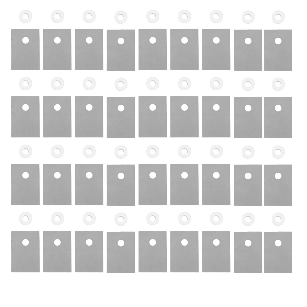 1 Set Thermal Pad With Bushing Thermal Sheet Conductive Silicone Pad Accessory