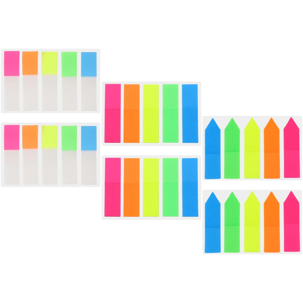 4 Sets of  Paper Page Marker Sticky Memo Pad Paper Mark Sticker Page Marker