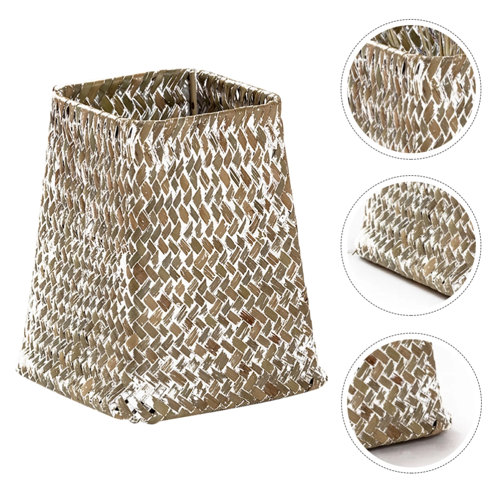 1Pc Woven Storage Basket European-style Flower Holder Decorative Pen Container