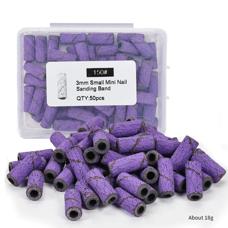 50 pcs Sanding Bands Nail Drill Sanding Rings Bands Manicure Nail Sanding Bands