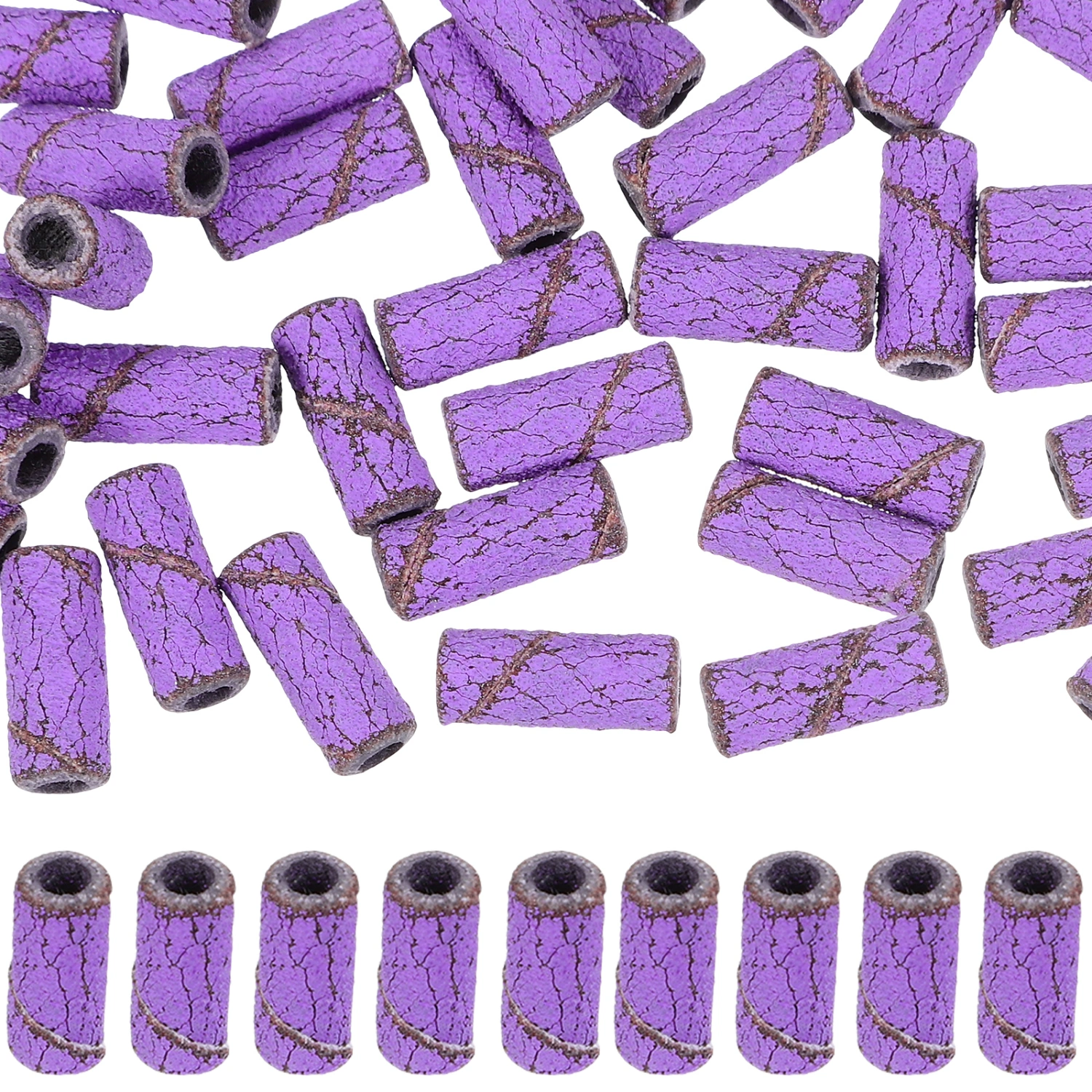 50 pcs Sanding Bands Nail Drill Sanding Rings Bands Manicure Nail Sanding Bands