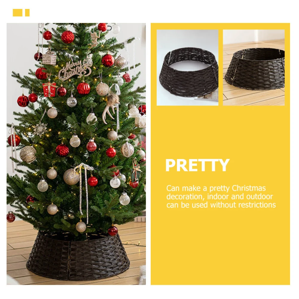 Tree Skirt Christmas Decoration Christmas Tree Collar for Xmas Party Holiday Decoration