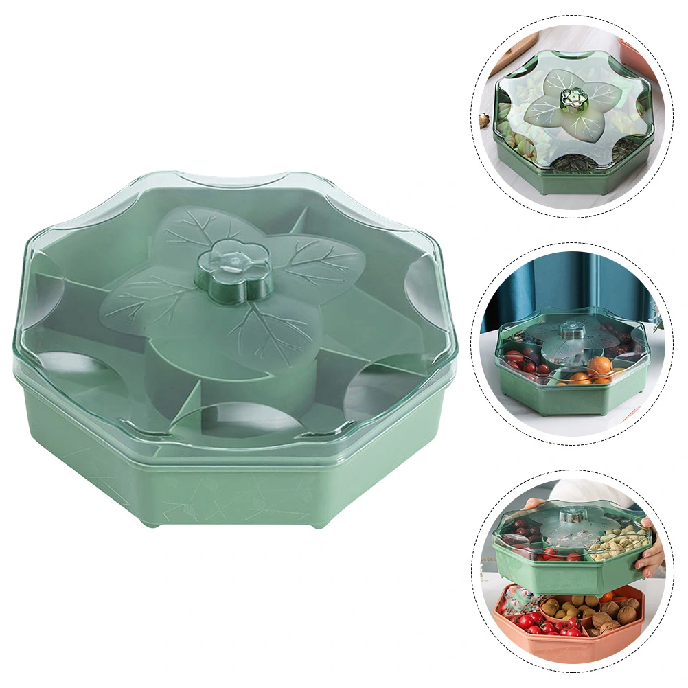 Food Box Dried Fruit Case Desktop Candy Case Compartment Snack Storage Box