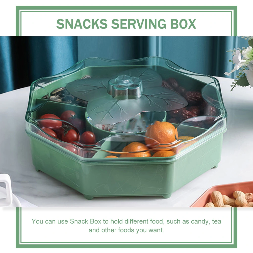 Food Box Dried Fruit Case Desktop Candy Case Compartment Snack Storage Box