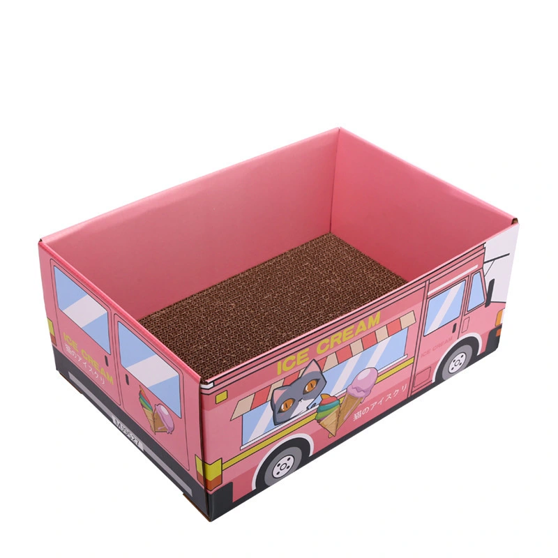 Cat Scratcher Cardboard Pet Cat Sleeping Bed Wear-resistant Cat Scratching Board Small Cat Nest