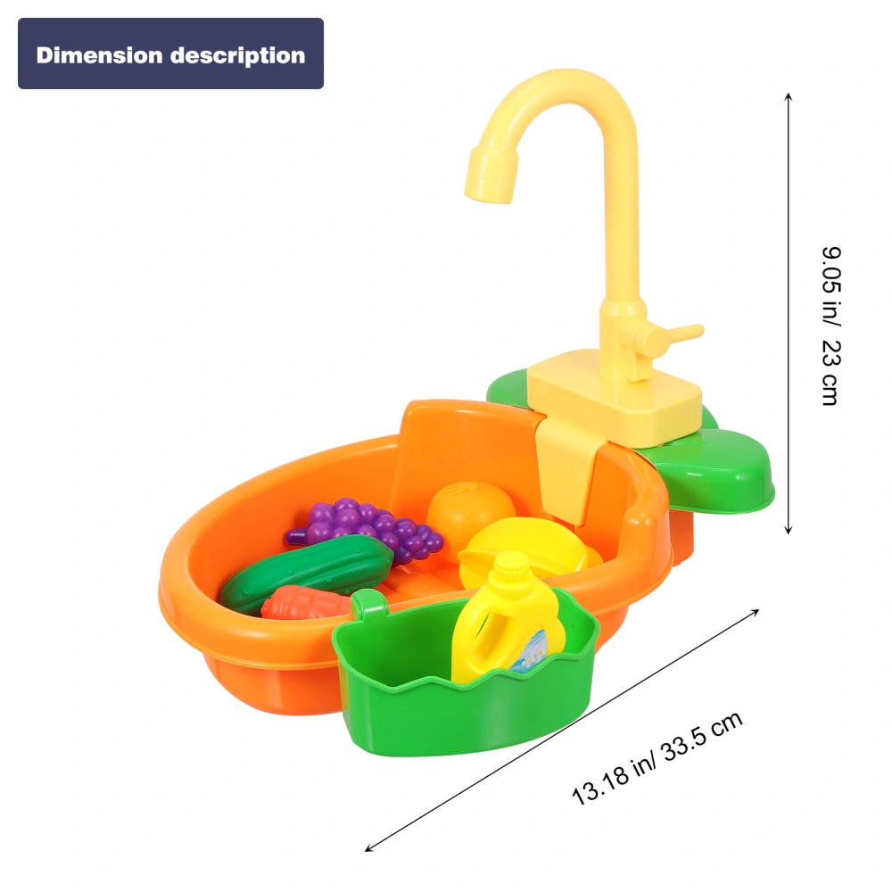 1 Set Simulation Water Channel Plastic Kitchen Kit Toys Fun Children Toys