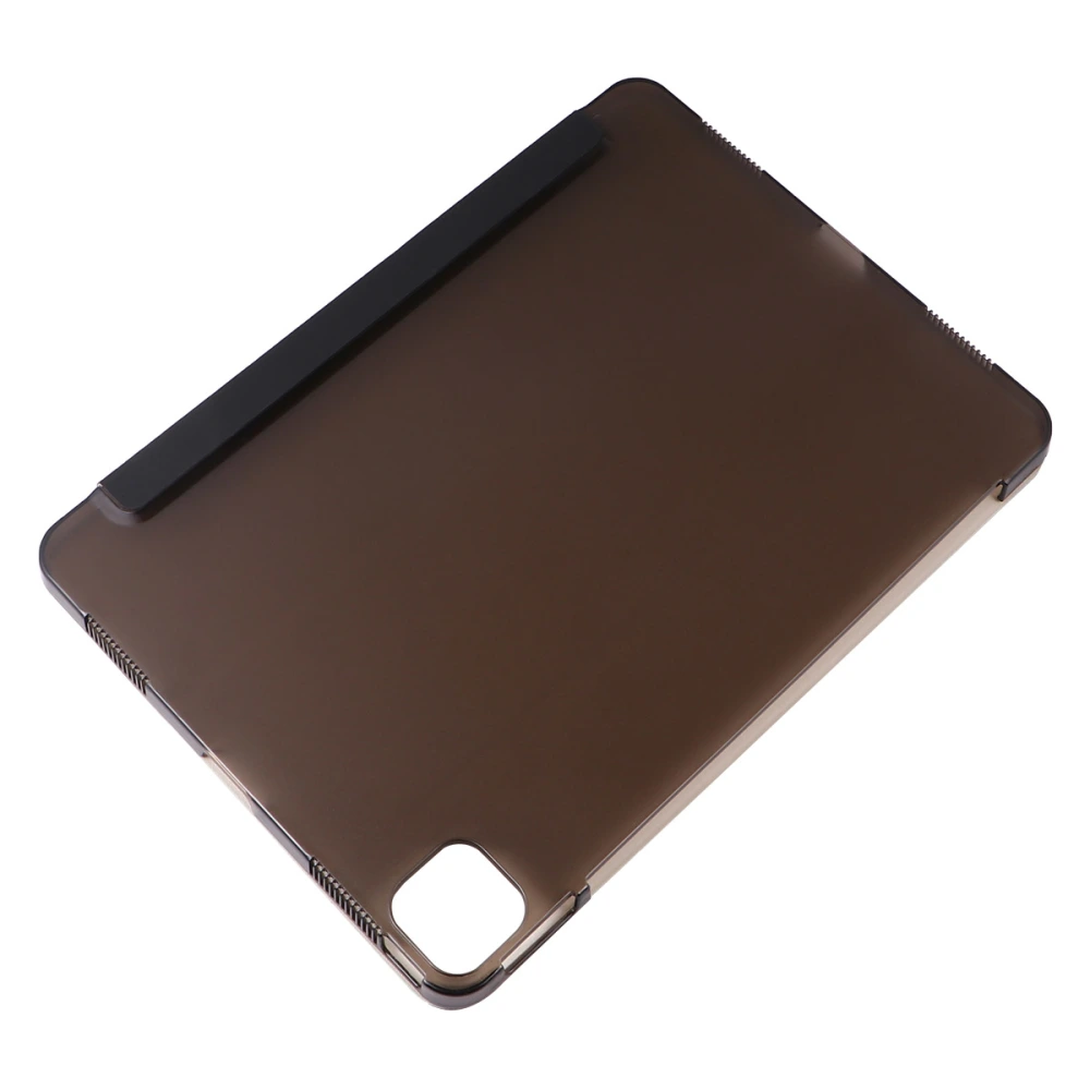 Tri-folding PU Leather Tablet Protective Cover Tablet Shell Compatible for Pro 11(Black11 inches pro 2020)