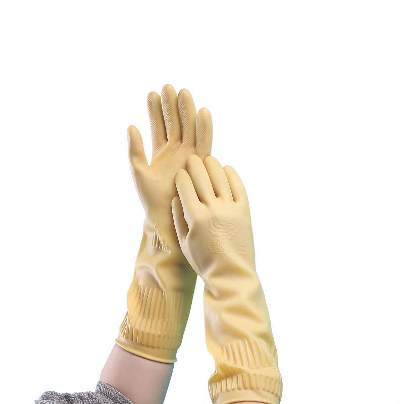 1 Pair of Household Cleaning Gloves Reusable Kitchen Dishwashing Gloves