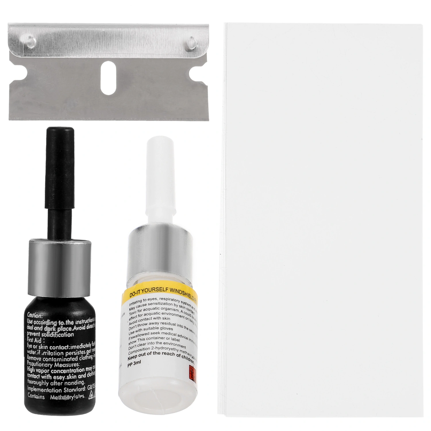 1 Set Windshield Repair Kit Glass Repair Supplies Windshield Crack Repair Kit