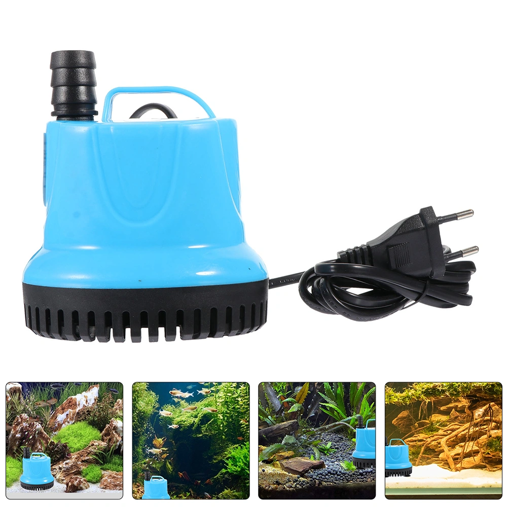 Fish Tank Water Pump Mute Submersible Pump Aquarium Pumping Fish Tank Supplies (EU Plug)