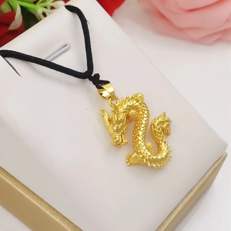 2pcs Dragon Pendant Dragon Charms Decorative Necklace Making Charms for Necklace Bracelet Making