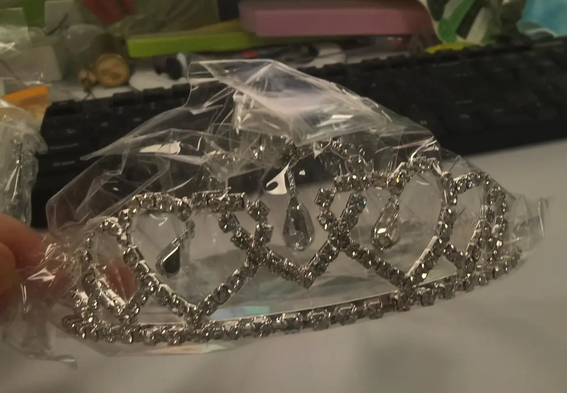 Party Crown Headpiece Bridal Crown Wedding Bride Crown Decorative Crown for Girl