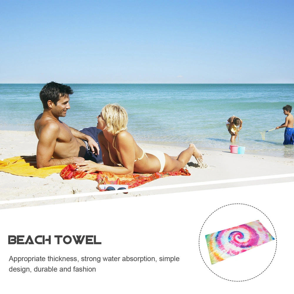 Quick Drying Beach Towel Portable Beach Towel Printed Summer Beach Towel