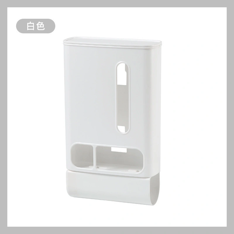 Kitchen Wall-mounted Plastic Bag Dispenser Plastic Garbage Bag Saver Grocery Bag Storage Box