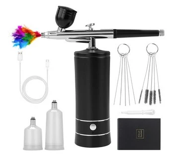 1 Set Airbrush Cordless Airbrush Kit Airbrush Compressor Nail Airbrush Machine Airbrush Paint Kit