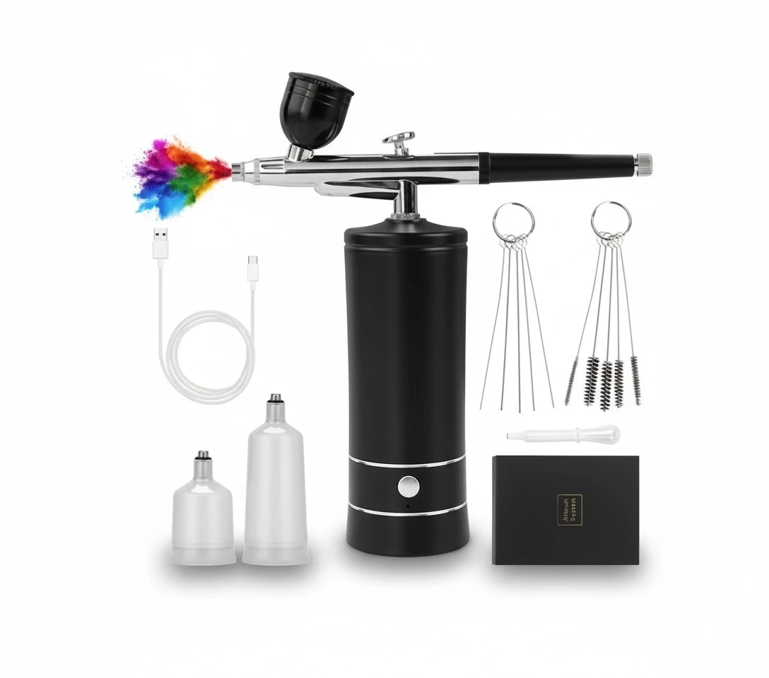 1 Set Airbrush Cordless Airbrush Kit Airbrush Compressor Nail Airbrush Machine Airbrush Paint Kit