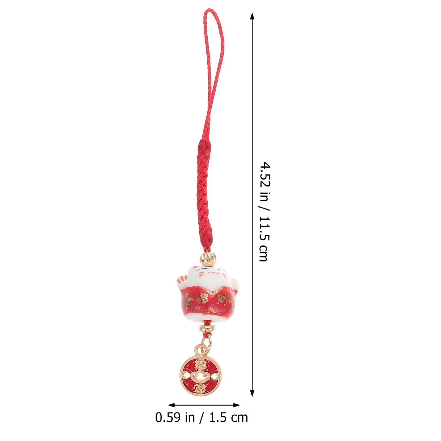 5pcs Bag Hanging Decorations Mascot Cat Pendants Phone Strap Charm Pendants