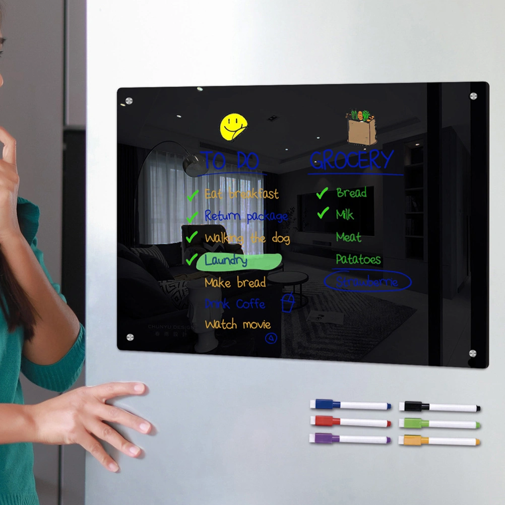 1 Set of Dry Erase Board Freezer Dry Erase Board Refrigerator Magnetic Board Daily Planning Board