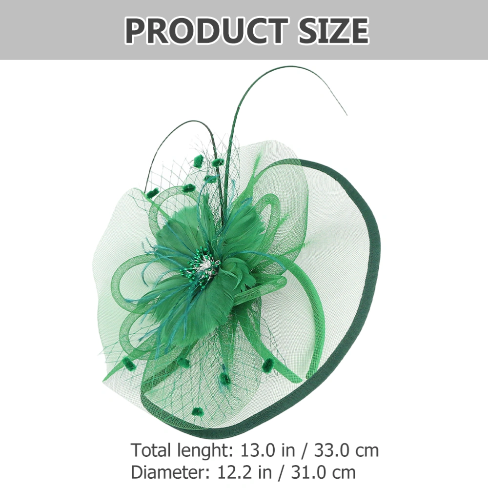 Veil Fascinator Hat With Hair Clip Headband 20s Costume Accessories 1920 Fascinators for Women