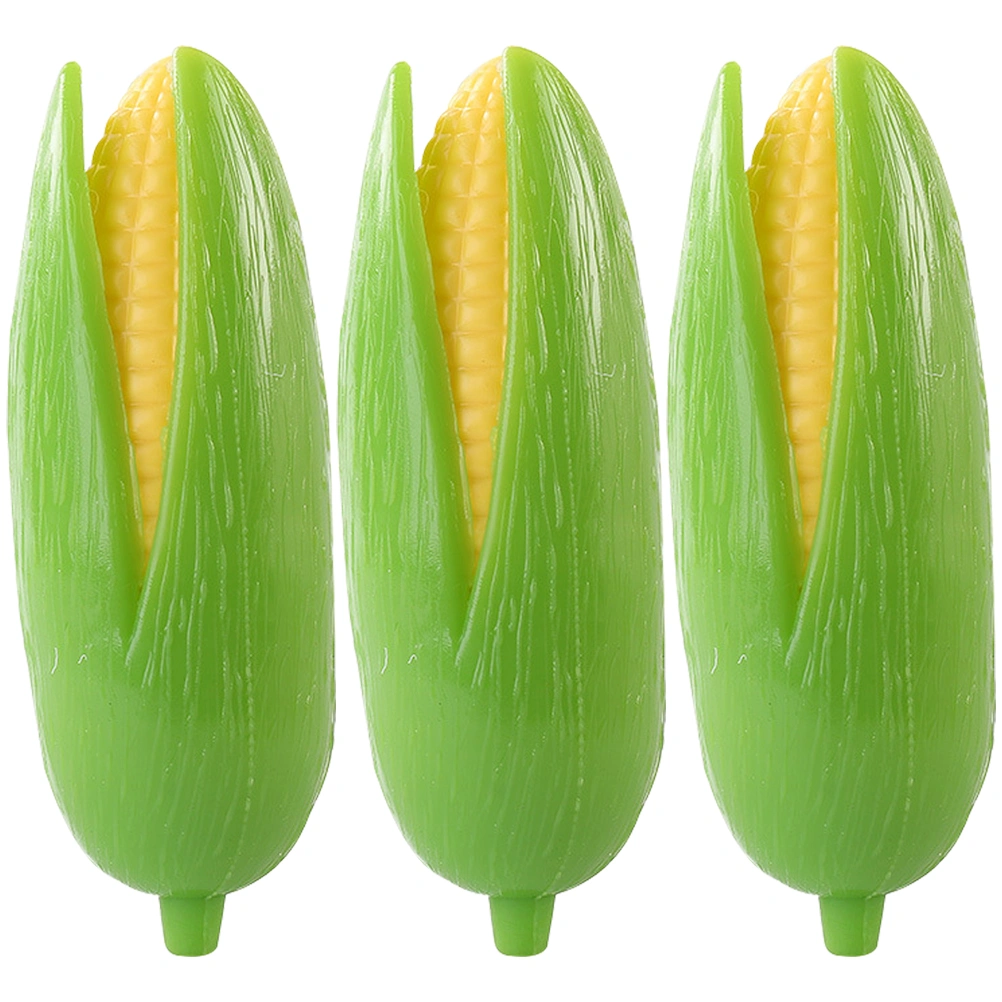 4pcs Vegetable Stretchy Toys Interesting Corn Squeeze Toys Adorable Decompression Toys