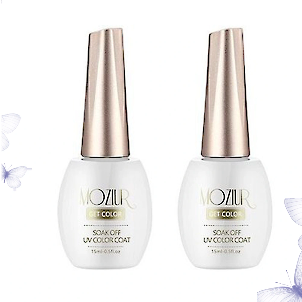 2pcs Wash-free Nail Gel Polish Long-lasting Soak off Nail Varnish Manicure Nails Art