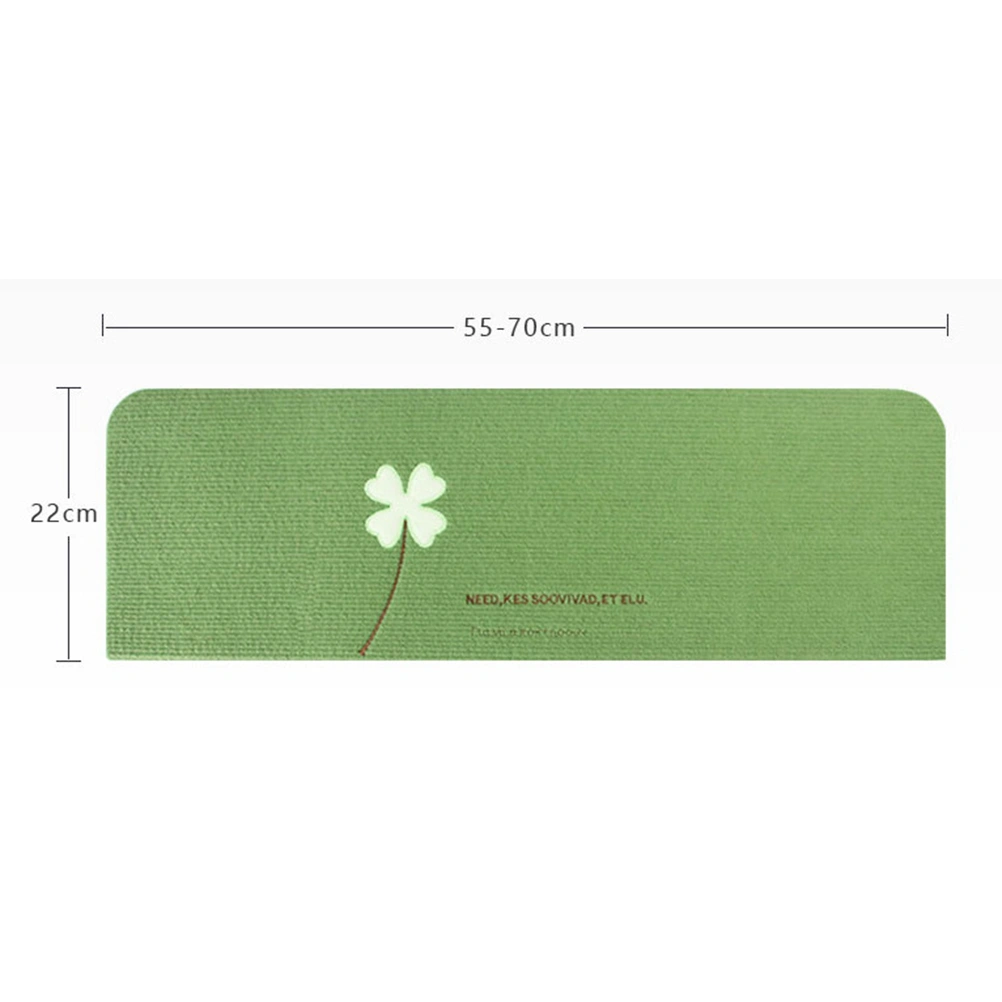 Non-Slip Luminous Staircase Pads Step Mats Stair Carpets Stair Treads Self-adhesive Step Pad (Four Leaf Clover, Fruit Green)