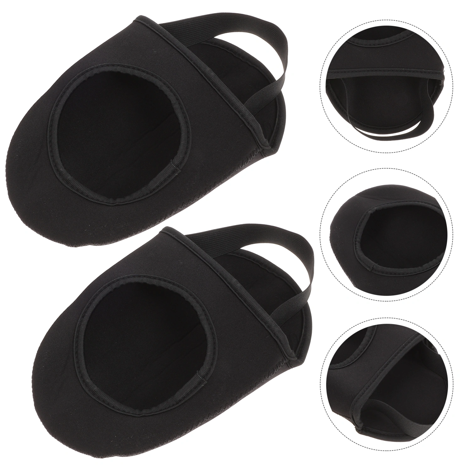 2pcs Shoes Covers Warm Windproof Safe Riding Half Shoe Cover Bowling Supply