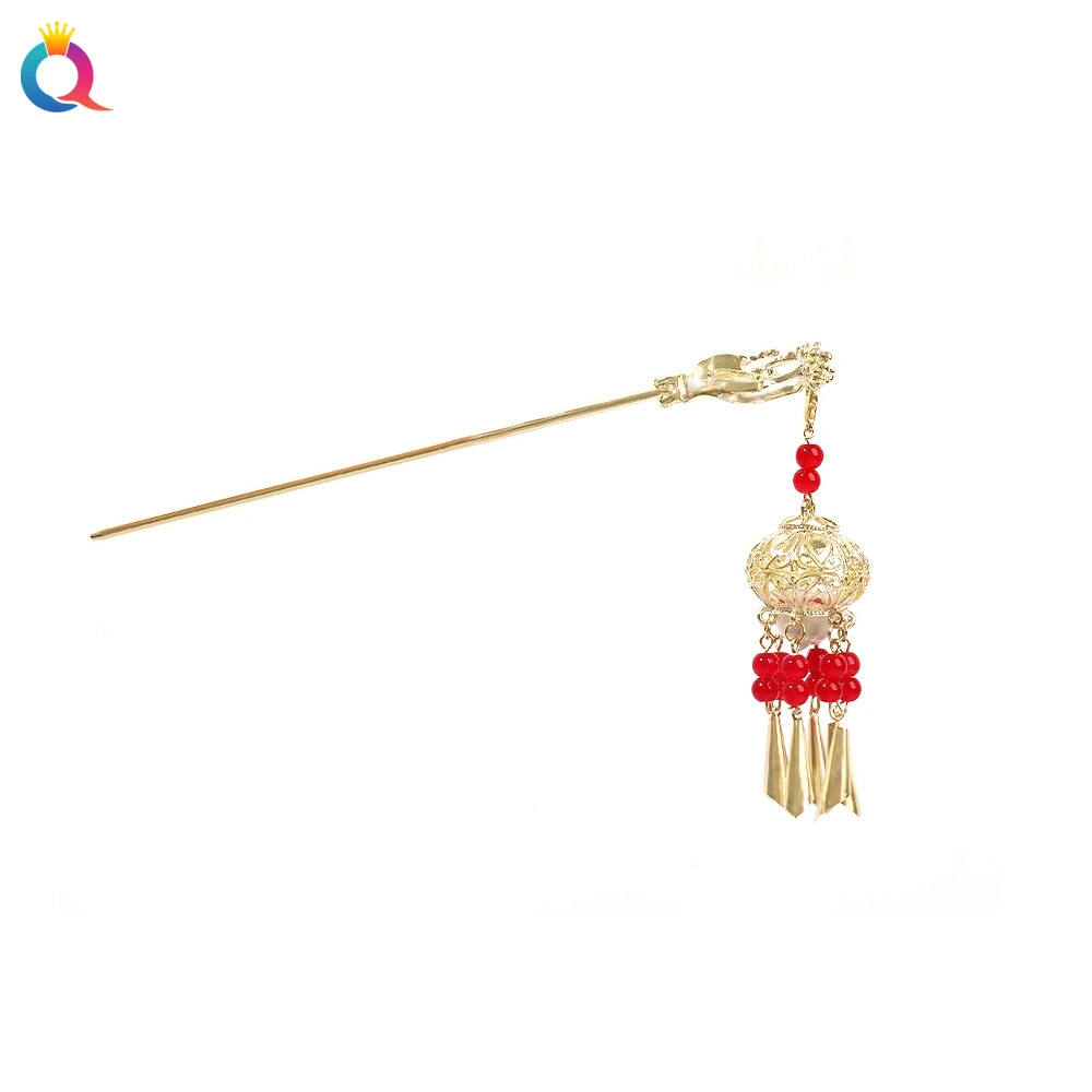 Glow Hair Stick Dangle Tassel Hair Stick Chinese Hanfu Hairpin Hair Bun Holder Pin