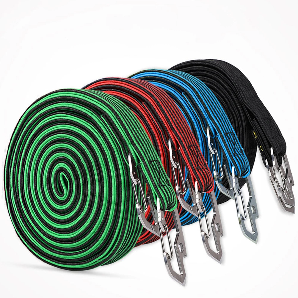 Bike Strap Simple Metal Durable Useful Motorcycle Trunk Luggage Elastic Fixed Rope (2 Meters Blue)