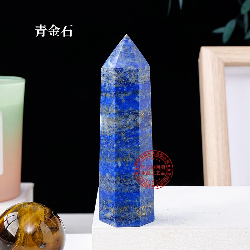 Crystal Craft Decoration Crystal Column Ornament Delicate Hexagonal Crystal Column