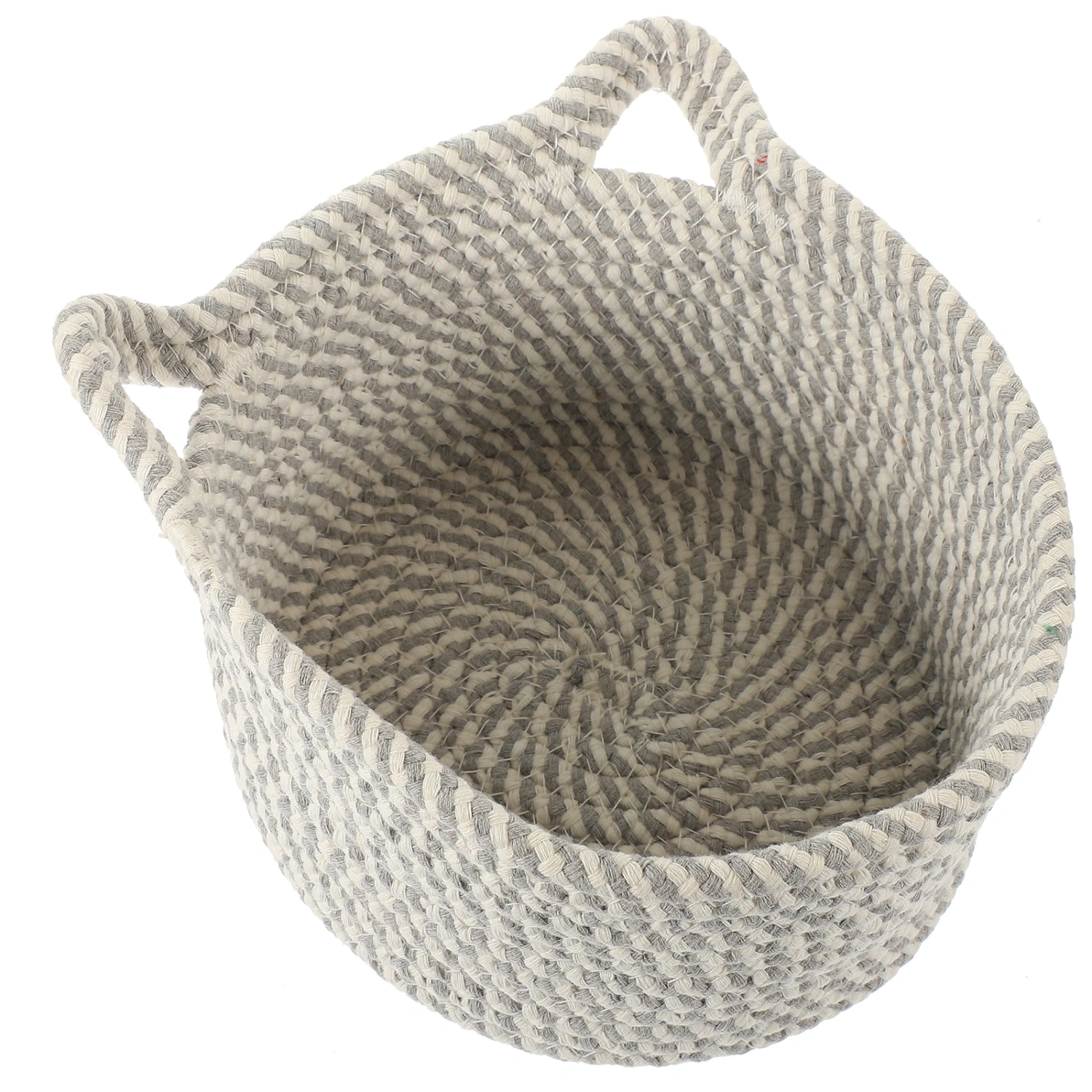 Cotton Rope Woven Basket Cotton Rope Storage Basket Multipurpose Desktop Sundries Organizer