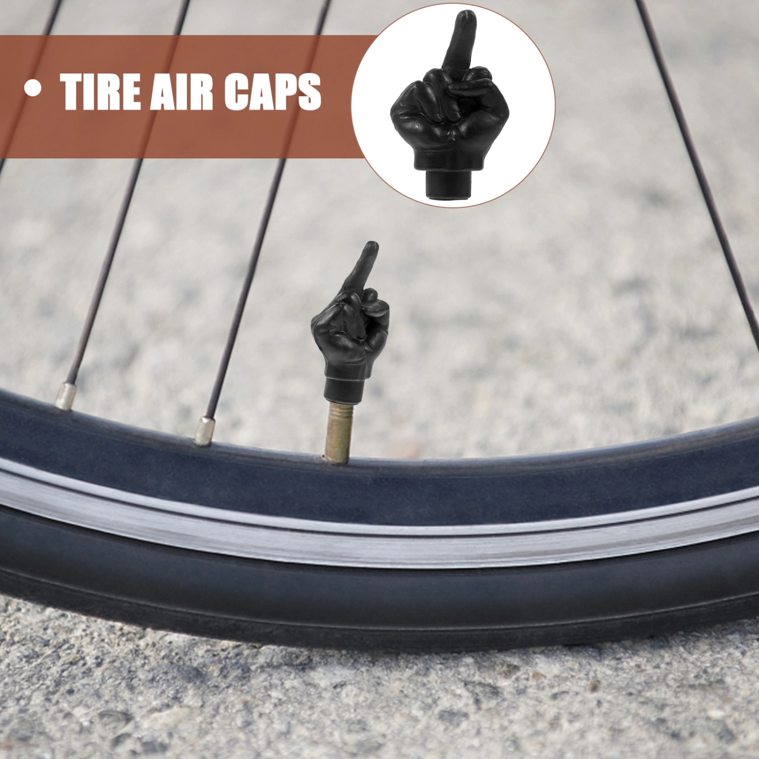 4pcs Tire Cap Motorbike Tyre Dirt Cap Universal Stem Cover Leak-proof Tire Cap