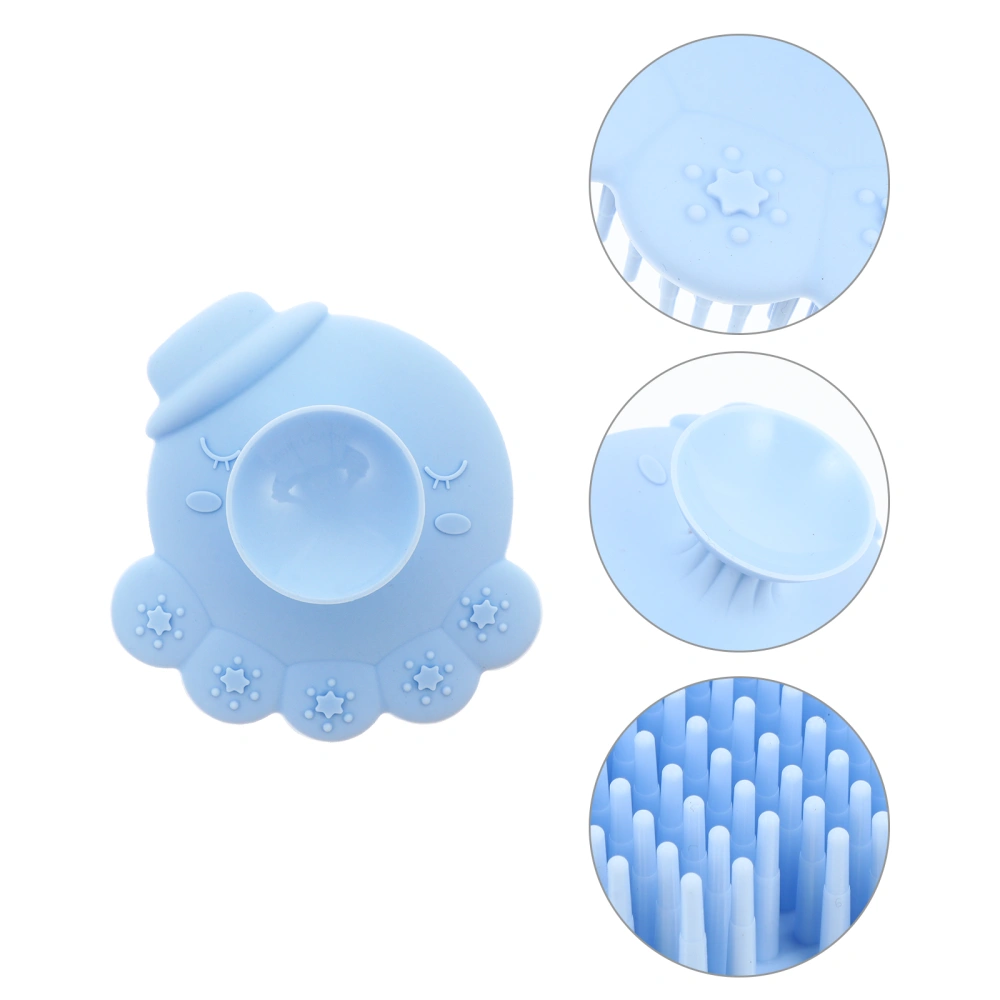 1Pc Exfoliating Massaging Silicone Bath Shower Shampoo Brushes for Baby Infant