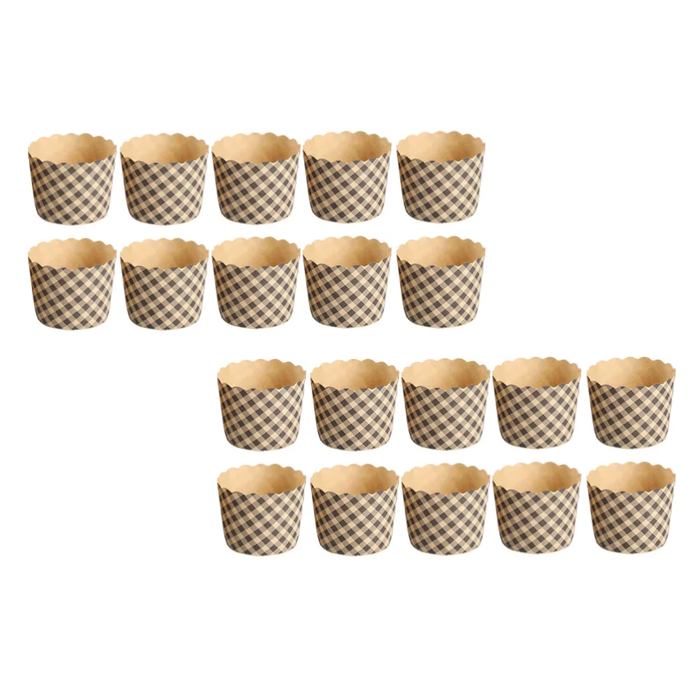 100 Pcs Decorative Paper Cake Cups Baking Cake Cups Cupcake Wrapping Cups