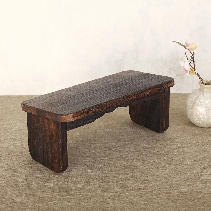 Meditation Bench Non-slipping Temple Kneel Mat Stool Wooden Stool Home Stool