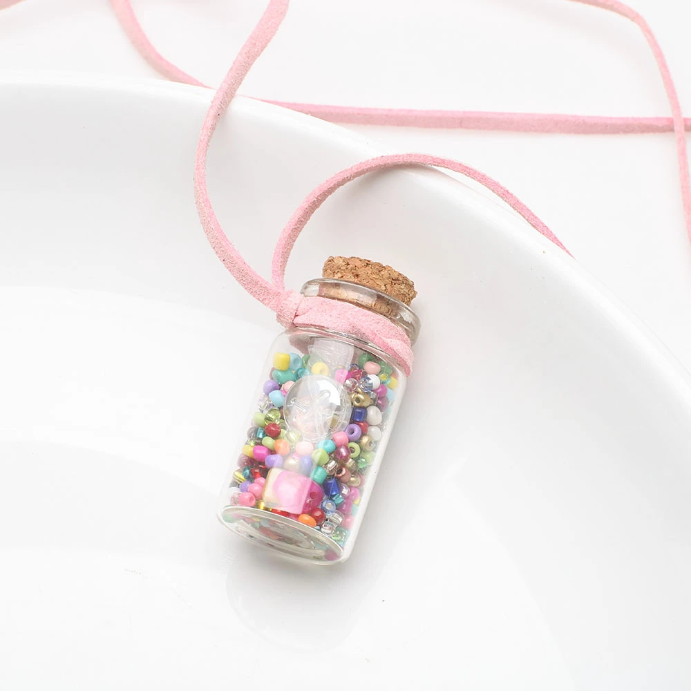 1 Set of Bottle Charm Beads Wishing Beads In Bottle Wedding Home Wishing Bottle Decoration