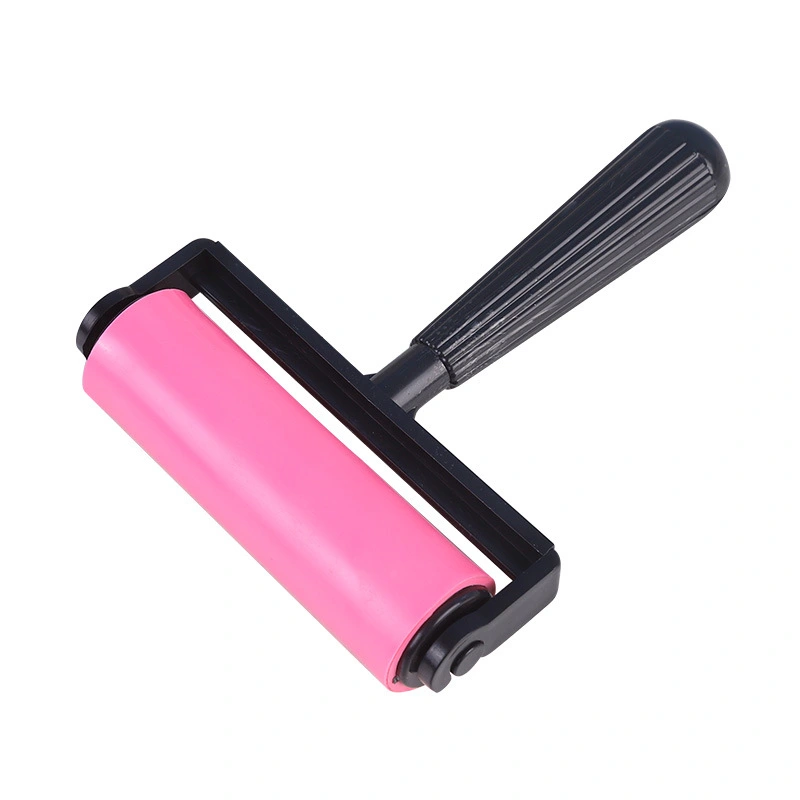 2pcs Practical Printing Rollers Printmaking Rollers Diamonds Drawing Tools Portable Plastic Rollers